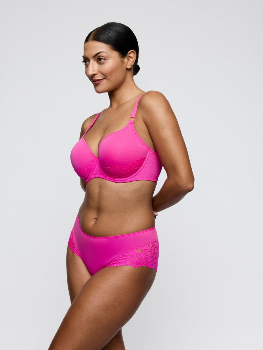 Dear Night Padded Heartshape Bra - Influencer Pink