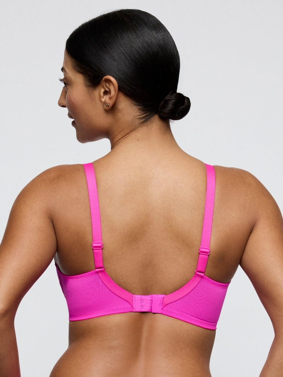 Dear Night Padded Heartshape Bra - Influencer Pink