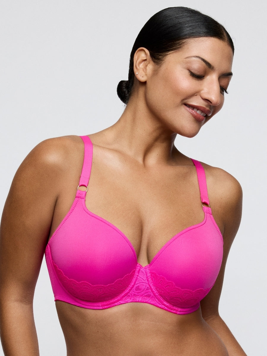 Dear Night Padded Heartshape Bra - Influencer Pink