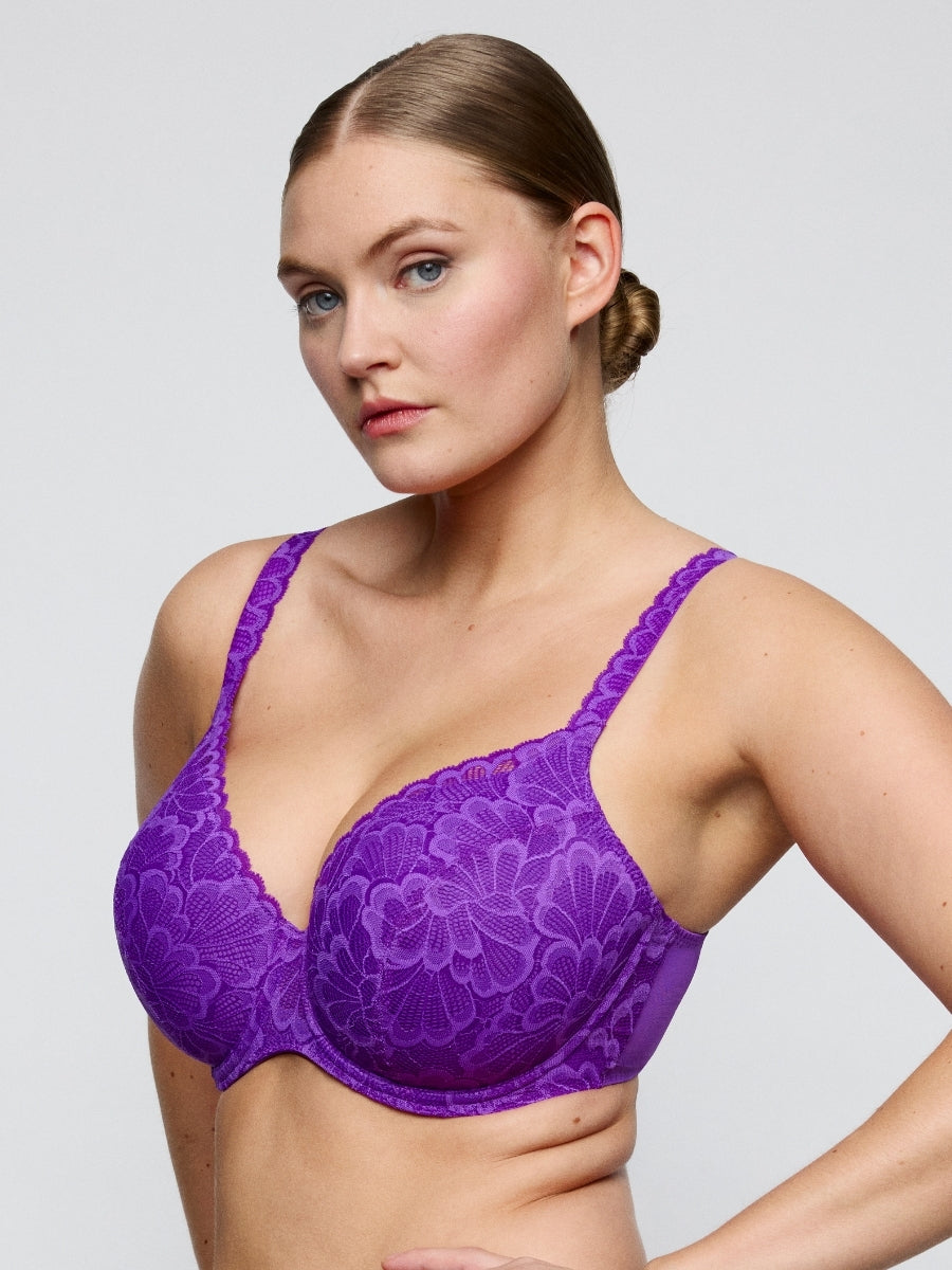Mocuto Padded Heartshape Bra - Italian Acai