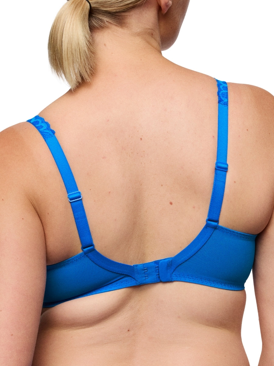 Mocuto Padded Heartshape Bra - Blu China