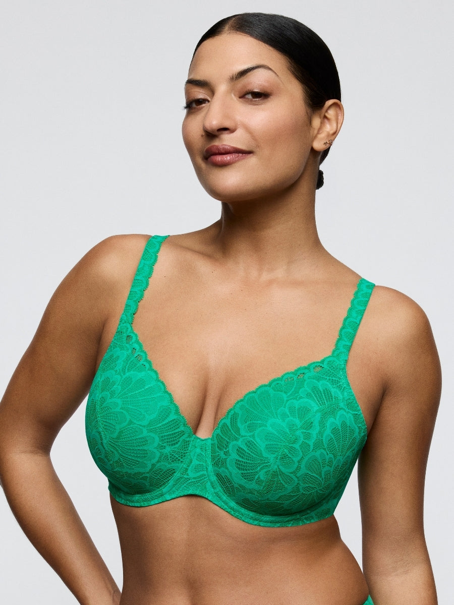 Mocuto Padded Heartshape Bra - Vivid Green
