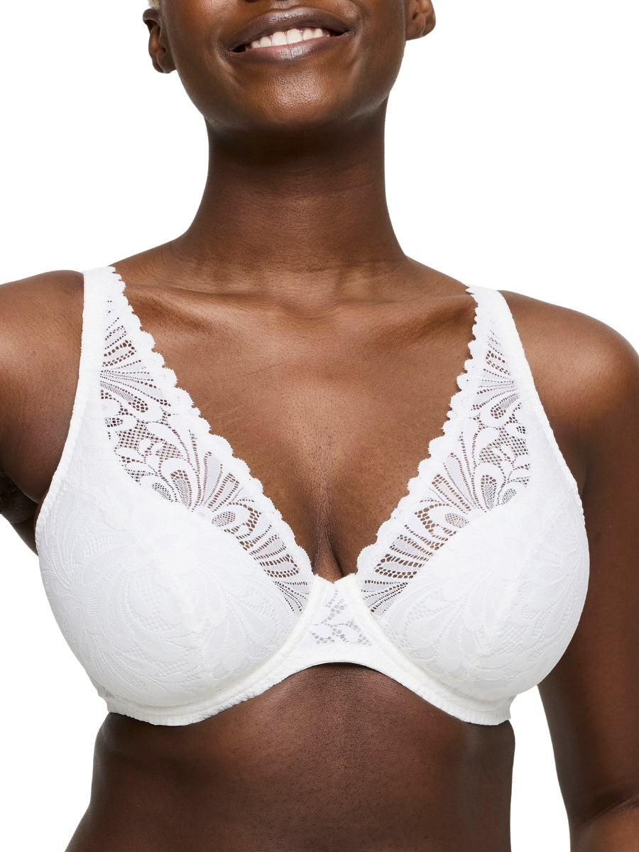 Rupi Half Padded Plunge Bra - Natural