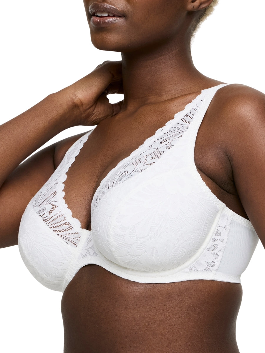 Rupi Half Padded Plunge Bra - Natural