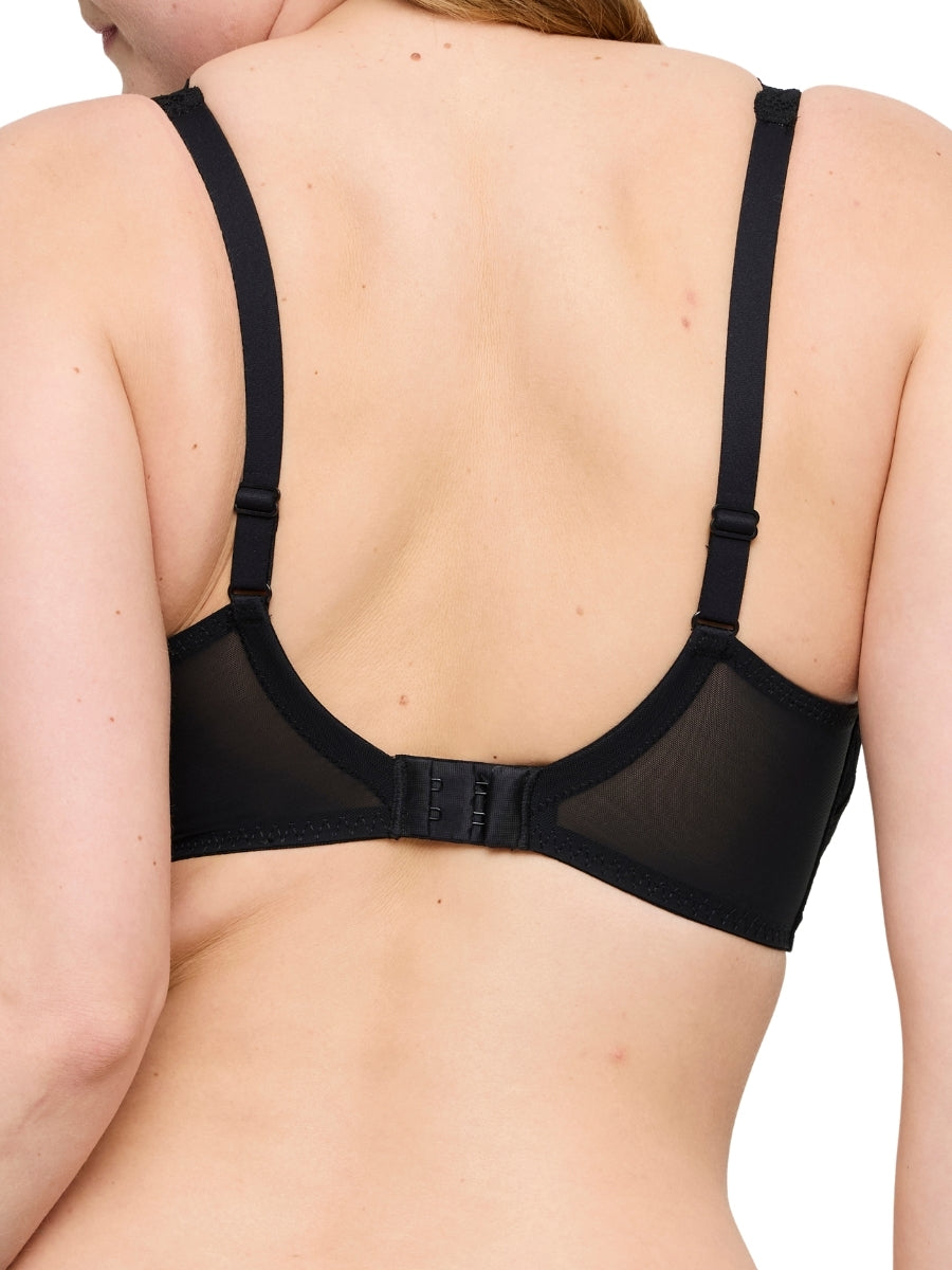 Rupi Padded Heartshape Bra - Black