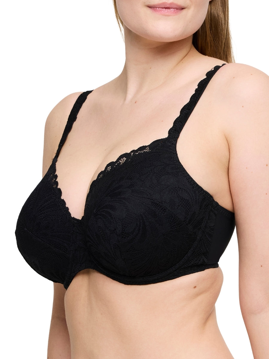 Rupi Padded Heartshape Bra - Black