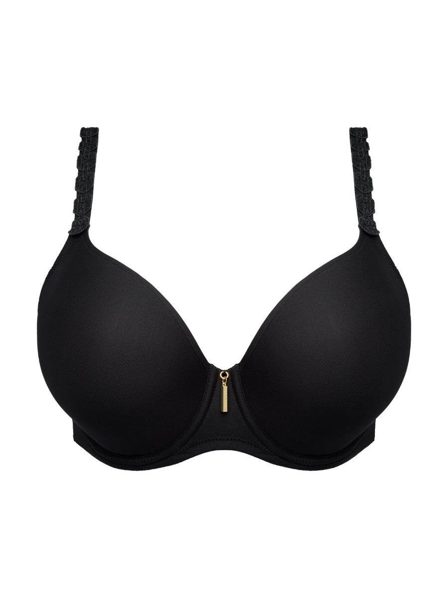 Twixie Padded Heartshape Bra - Black
