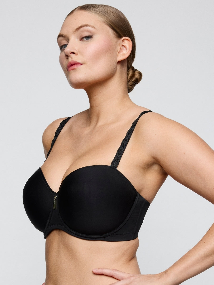 Twixie Strapless Bra - Black
