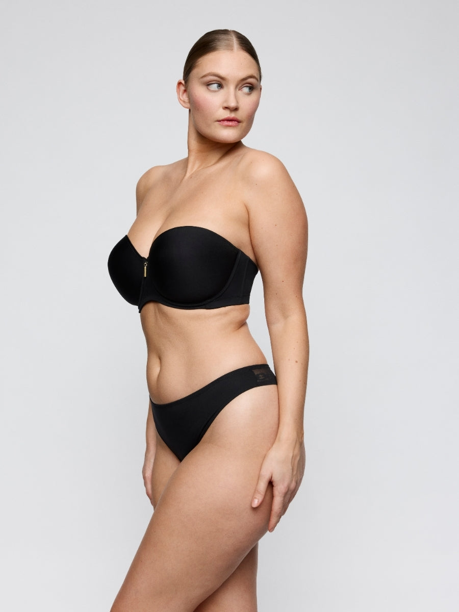 Twixie Strapless Bra - Black