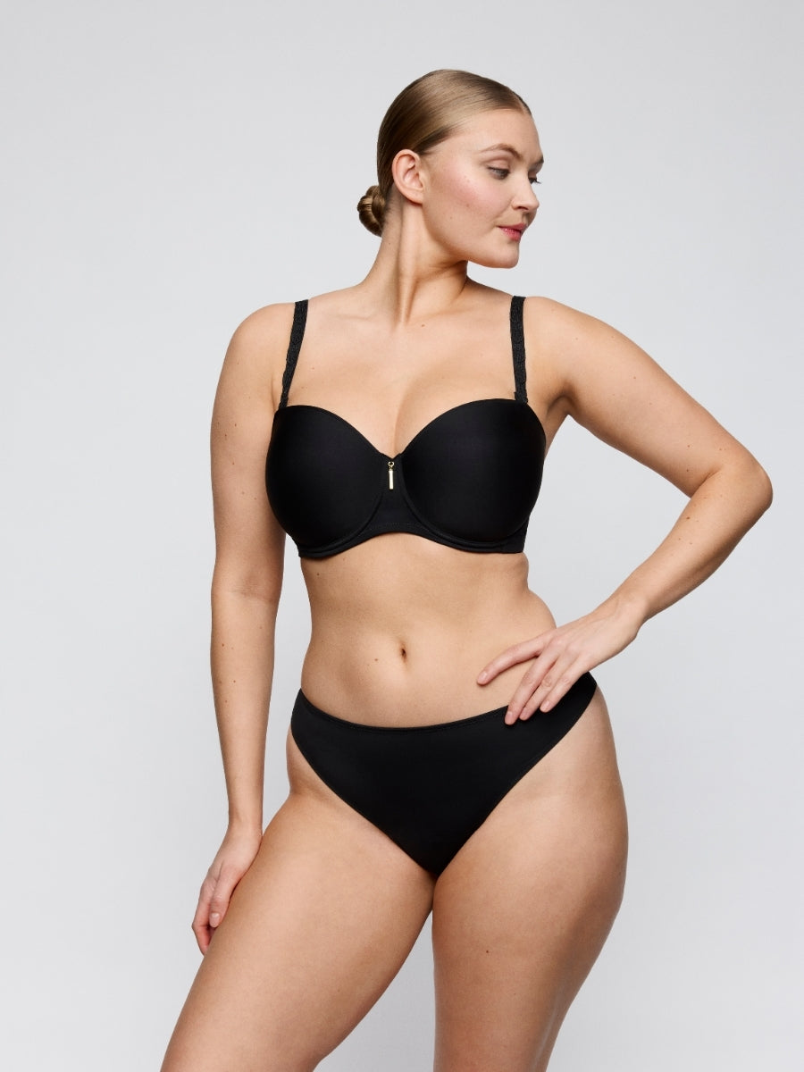 Twixie Strapless Bra - Black