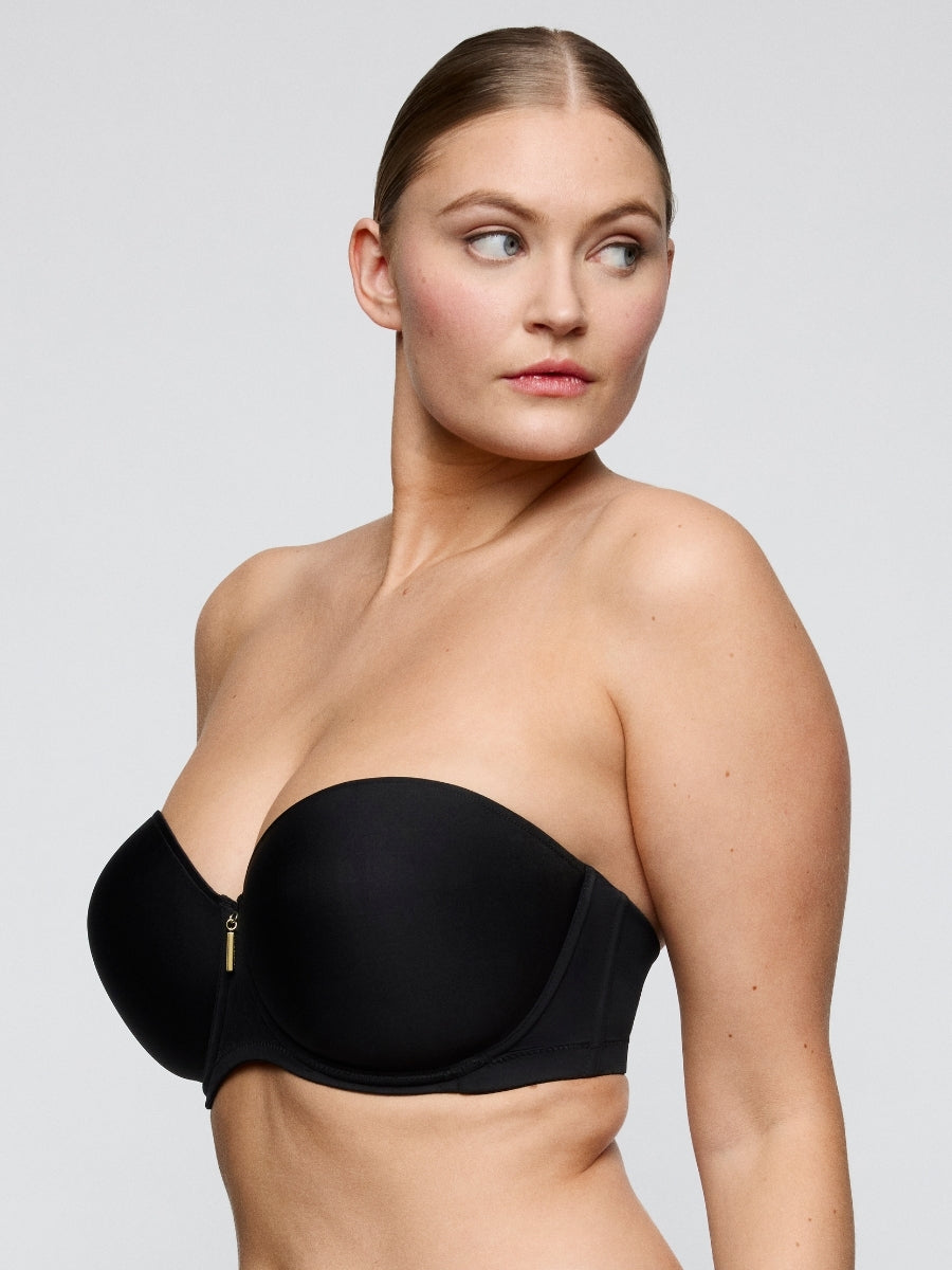 Twixie Strapless Bra - Black