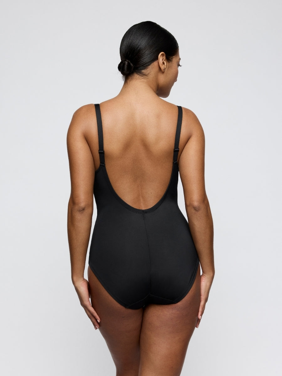 Twixie Padded Balcony Body - Black