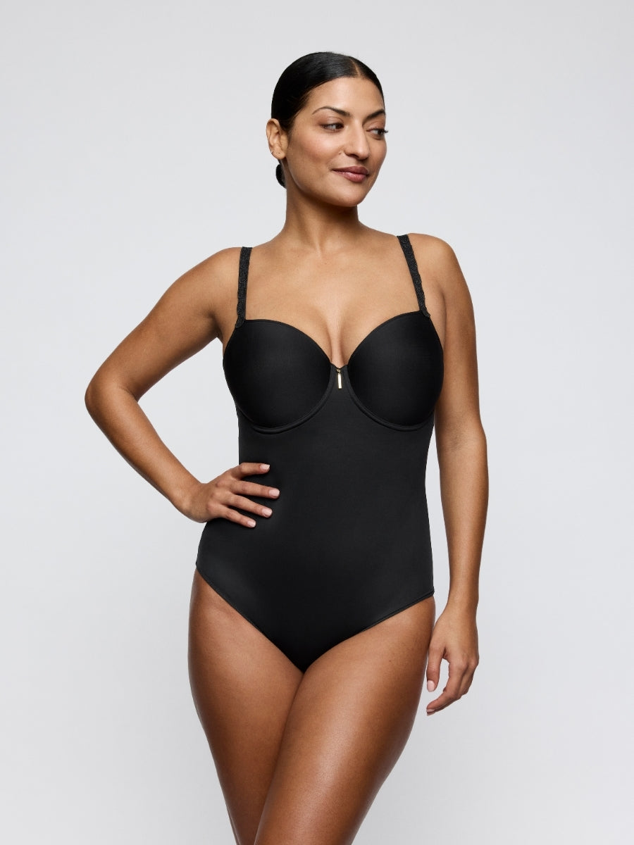 Twixie Padded Balcony Body - Black