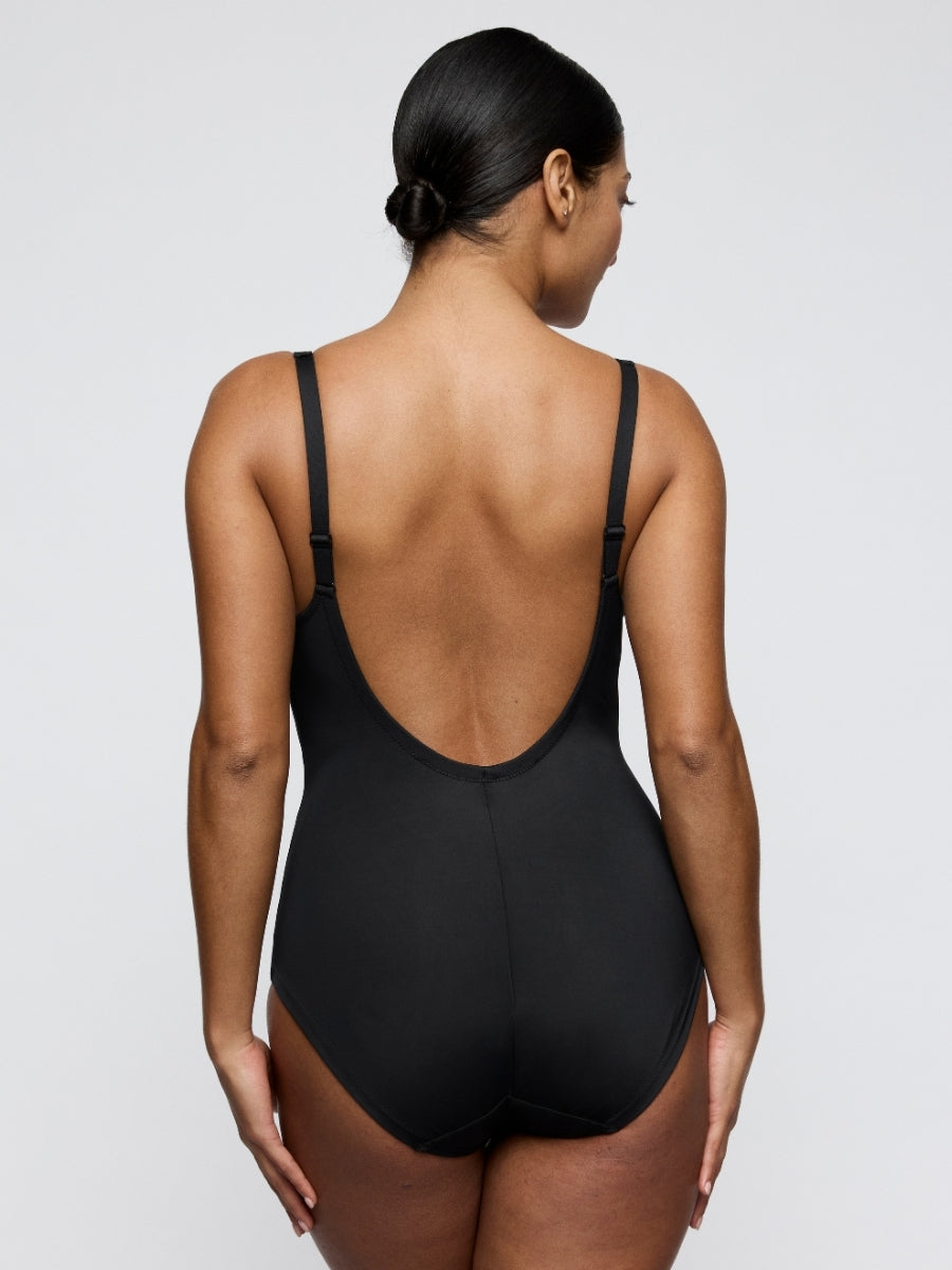 Twixie Padded Balcony Body - Black