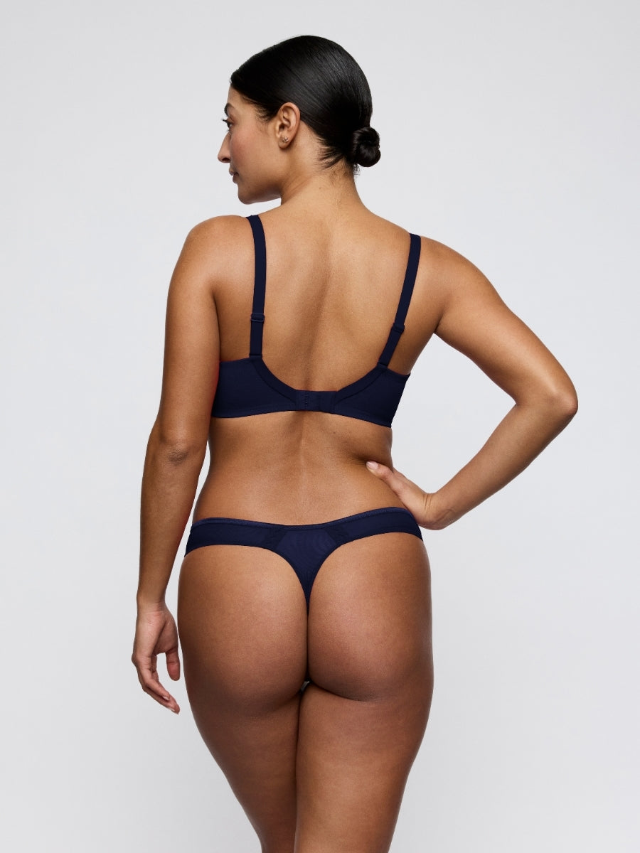 Wowgirl Padded Heartshape Bra - Evening Blue