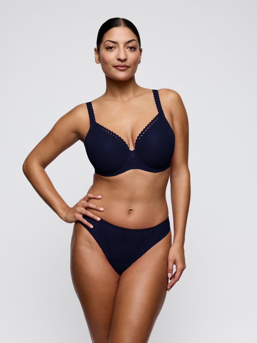 Wowgirl Padded Heartshape Bra - Evening Blue