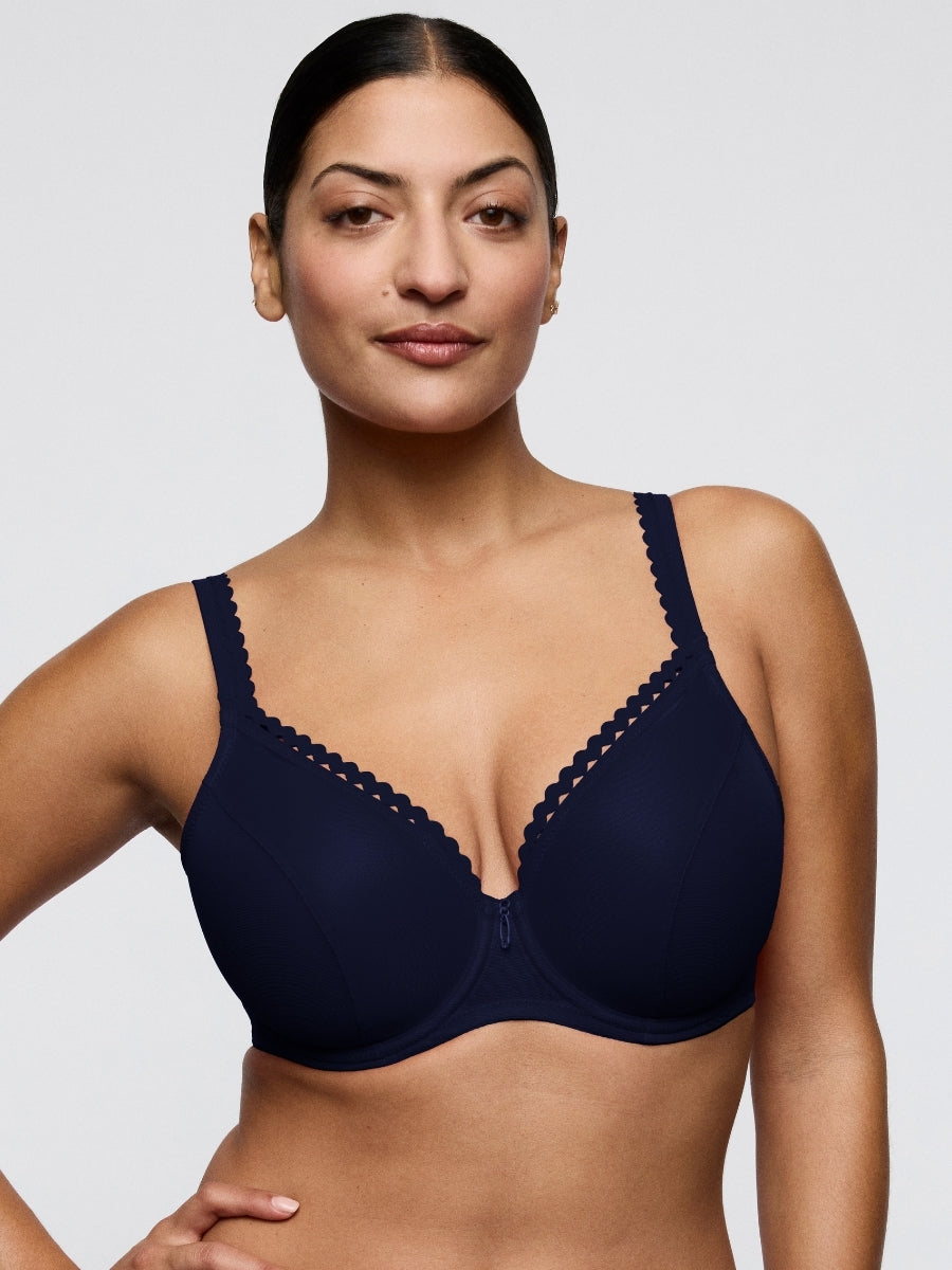 Wowgirl Padded Heartshape Bra - Evening Blue