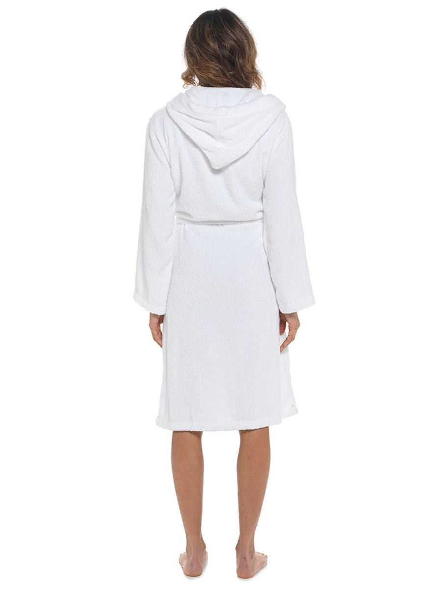 BraForMe Cotton Hooded Towelling Bathrobe