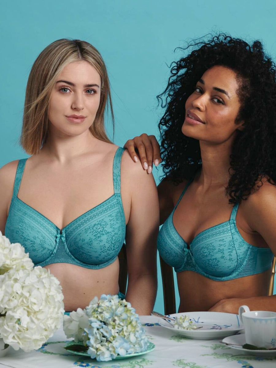 Fleur Underwired Bra - Light Smaragd