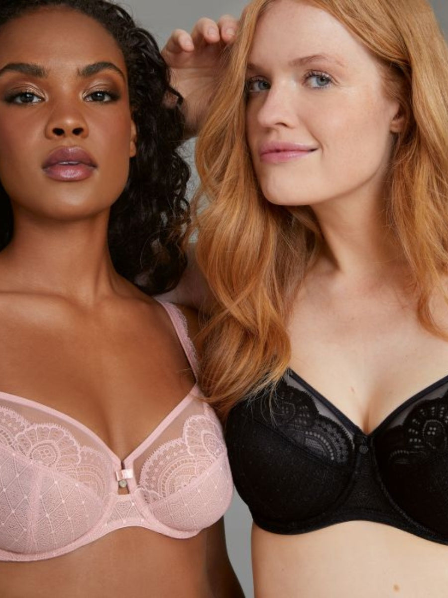 Selma Underwired Full Cup Bra - Black