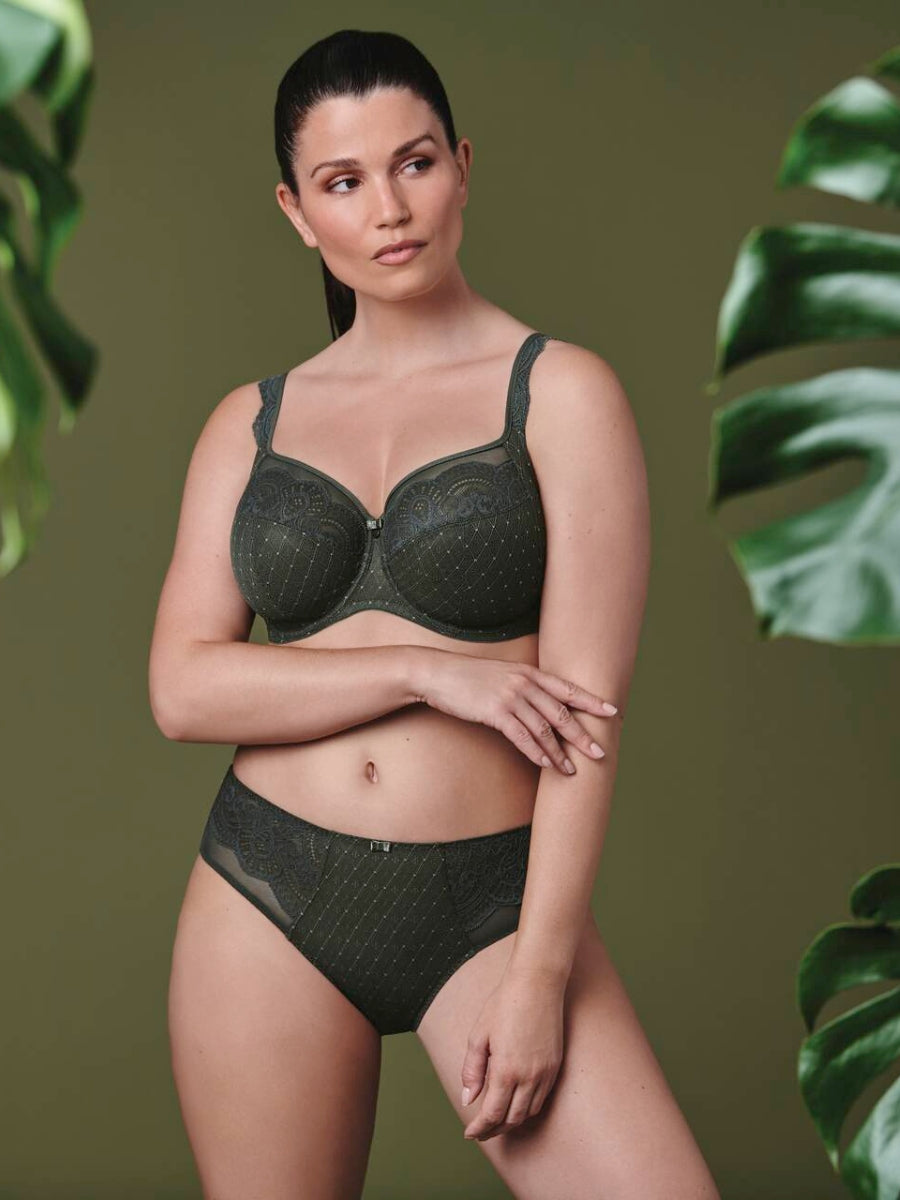 Selma Underwired Full Cup Bra - Jungle