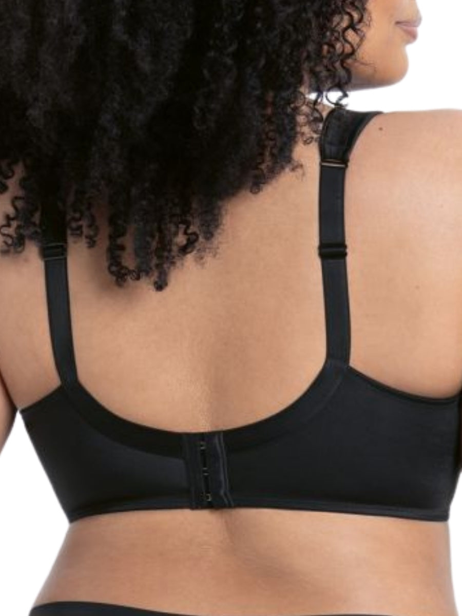 Twin Underwired Moulded Bra - Black