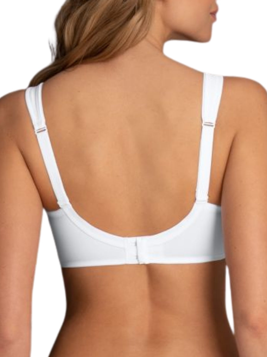 Twin Underwired Moulded Bra - White