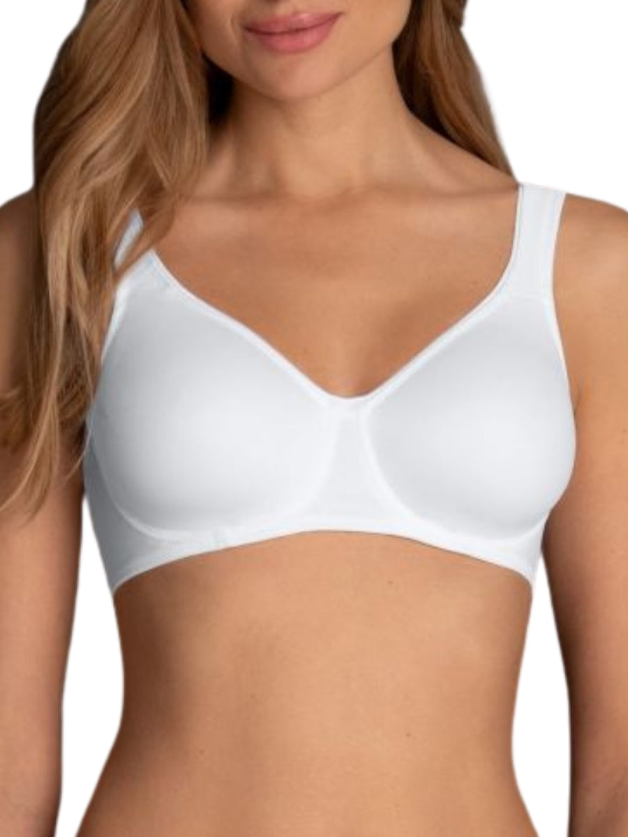 Twin Underwired Moulded Bra - White