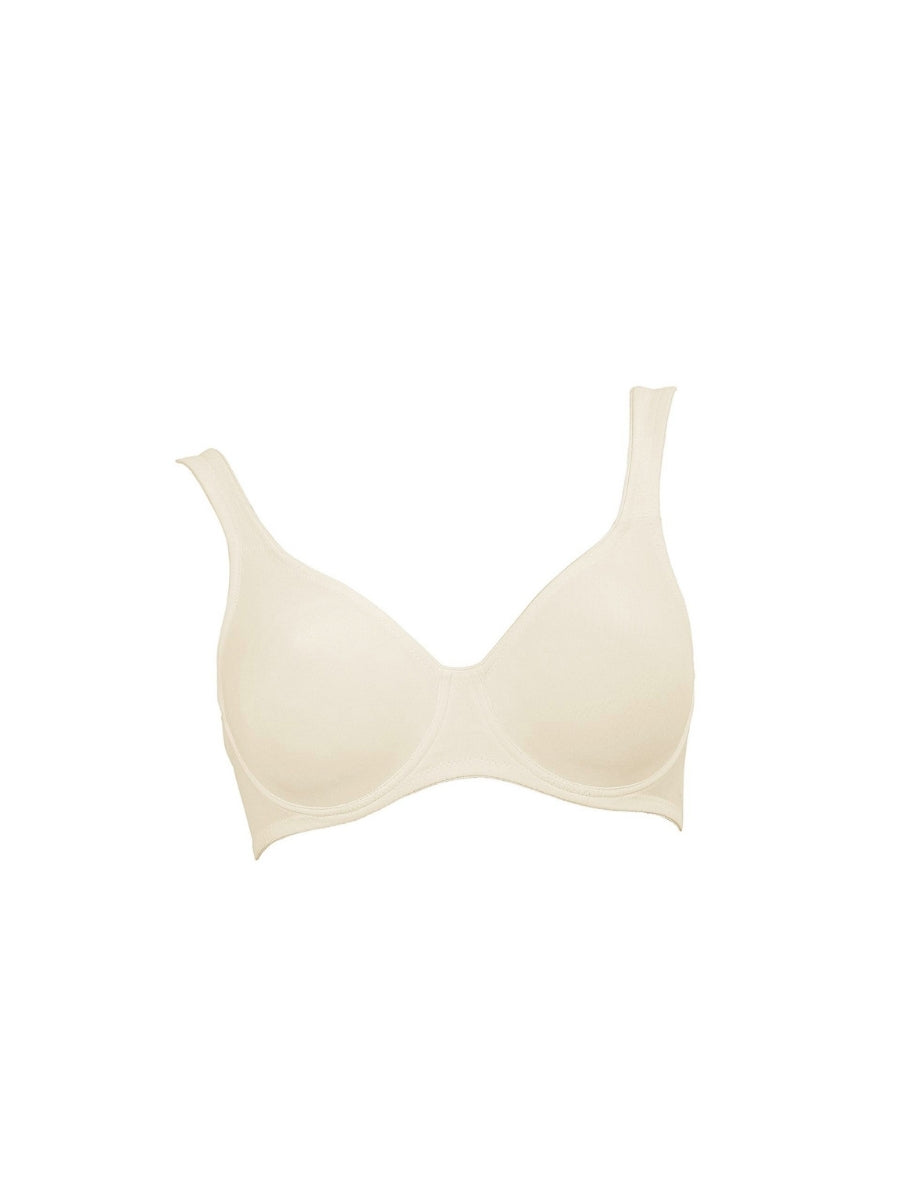 Twin Underwired Moulded Bra - Champagne