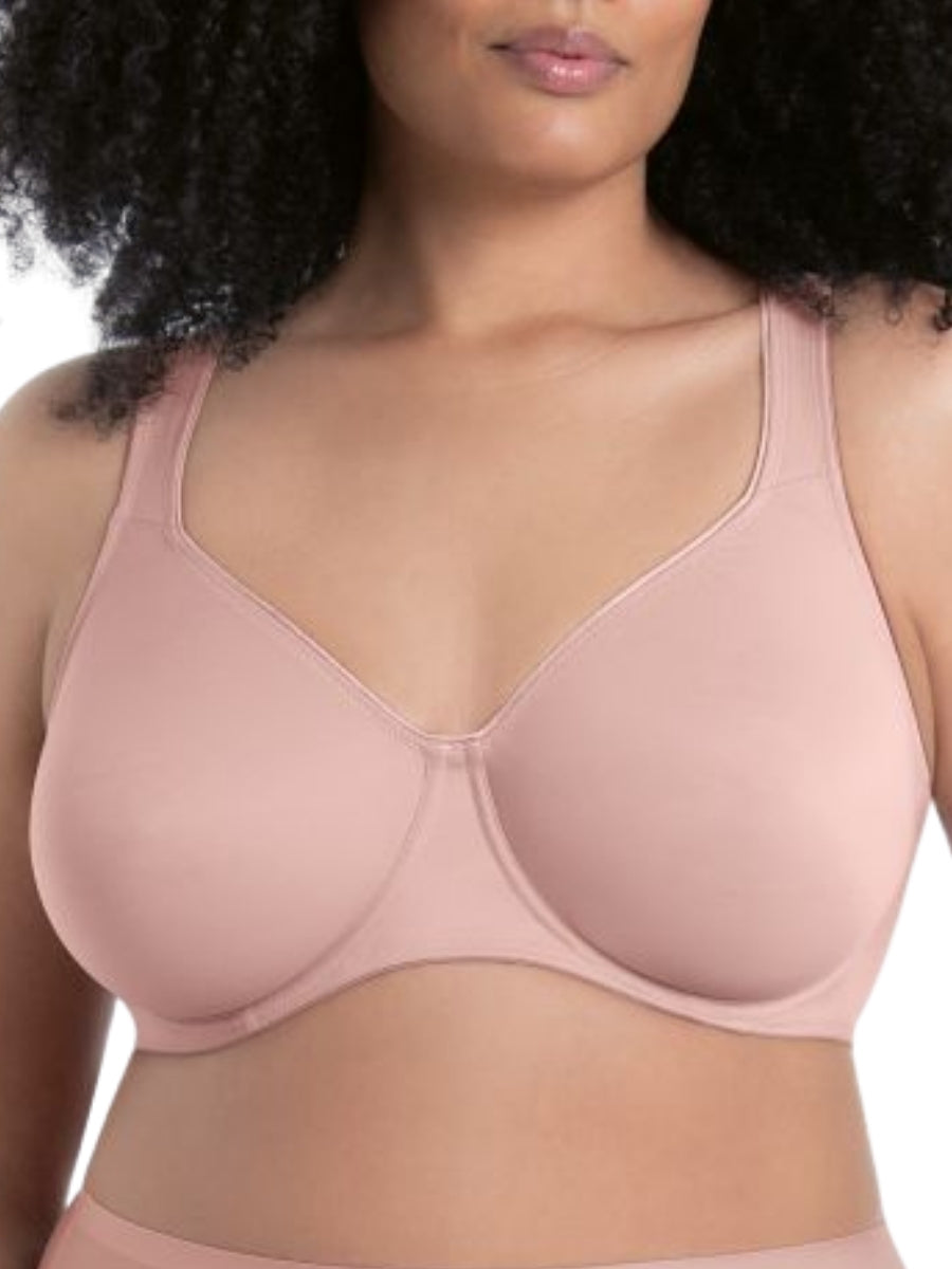 Twin Underwired Moulded Bra - Rosewood