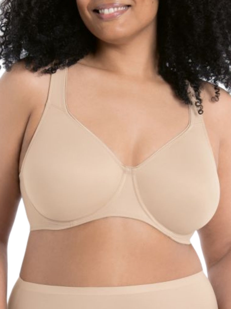 Twin Underwired Moulded Bra - Deep Sand