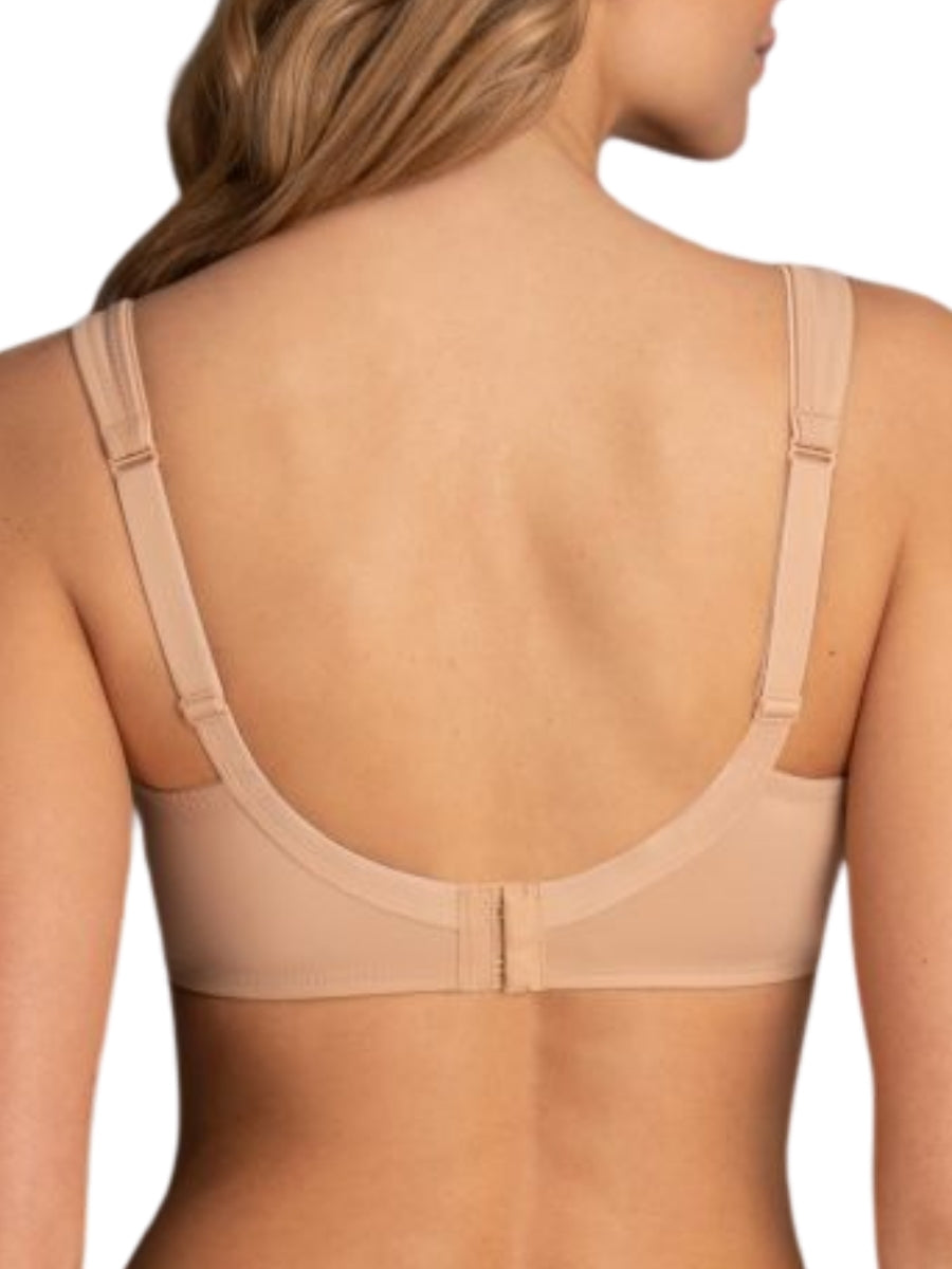 Twin Underwired Moulded Bra - Deep Sand