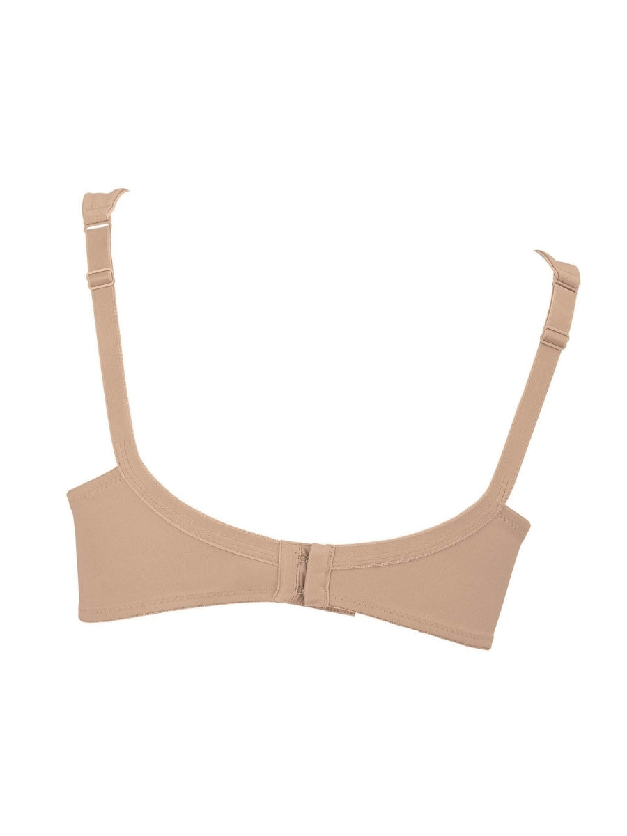 Twin Underwired Moulded Bra - Deep Sand