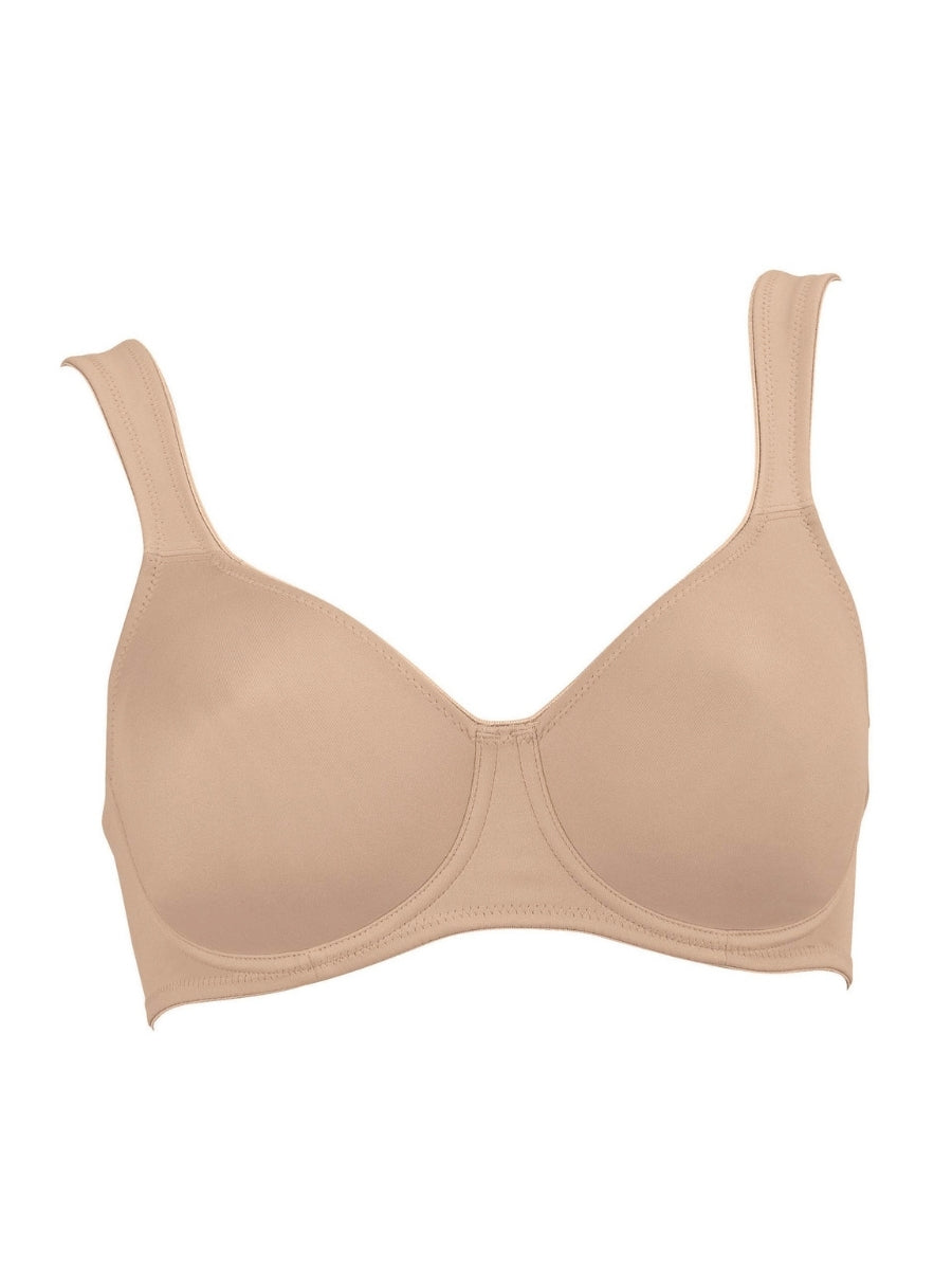 Twin Underwired Moulded Bra - Deep Sand
