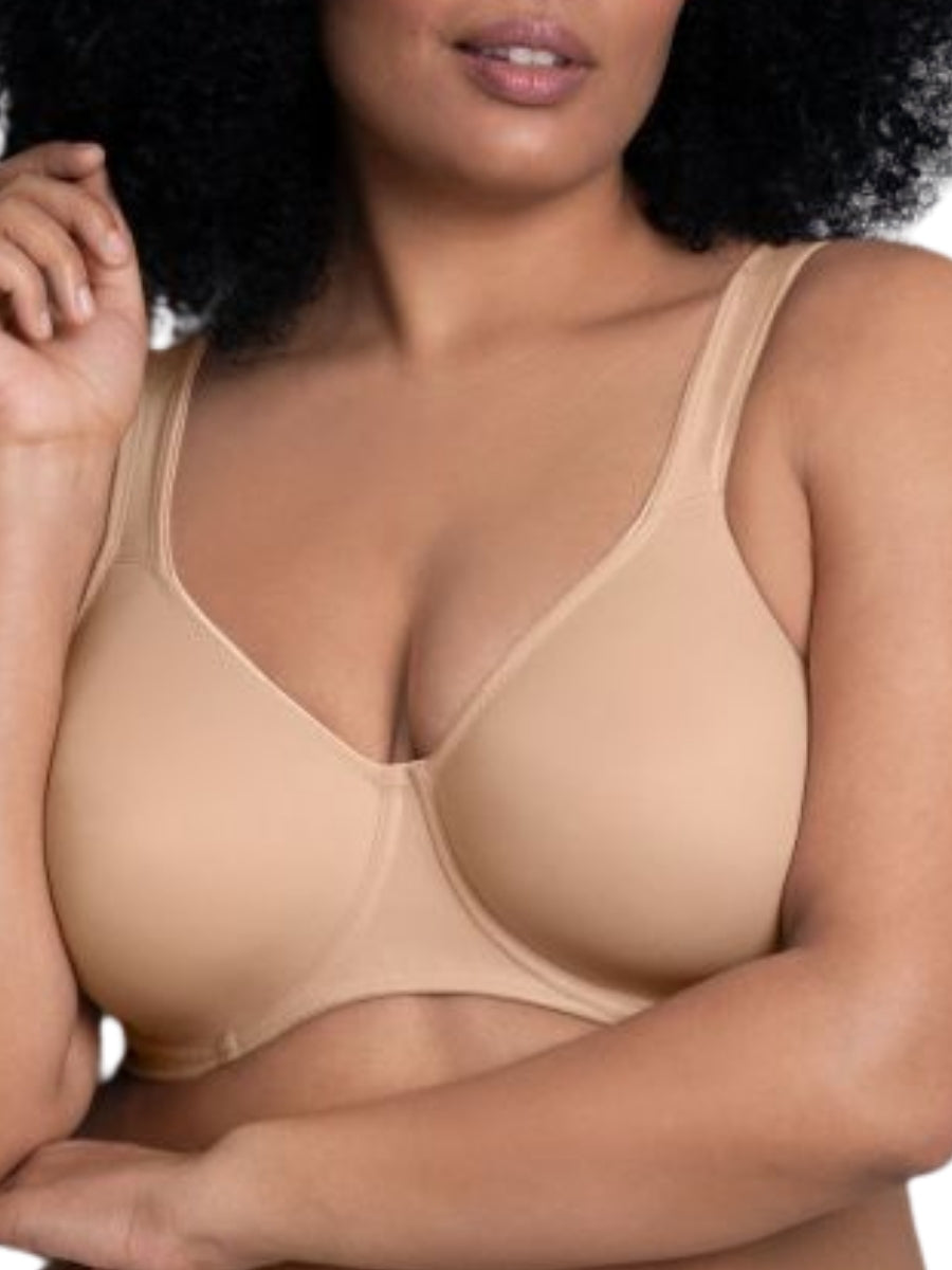 Twin Underwired Moulded Bra - Desert