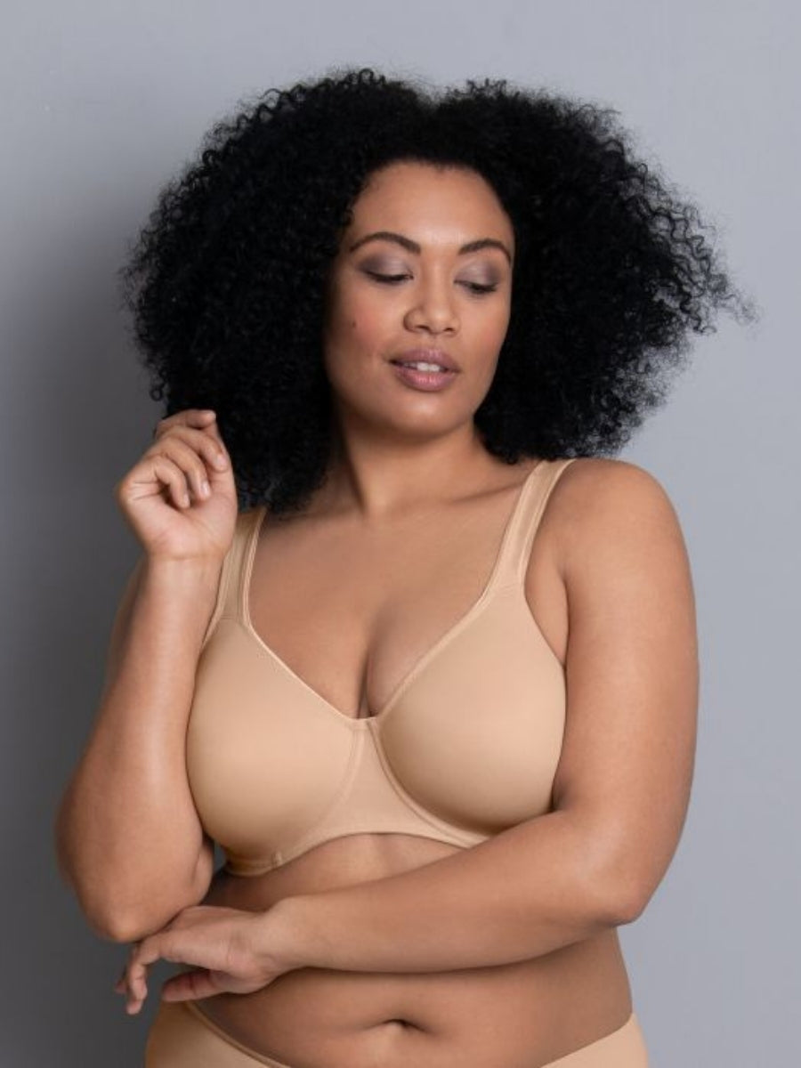 Twin Underwired Moulded Bra - Desert