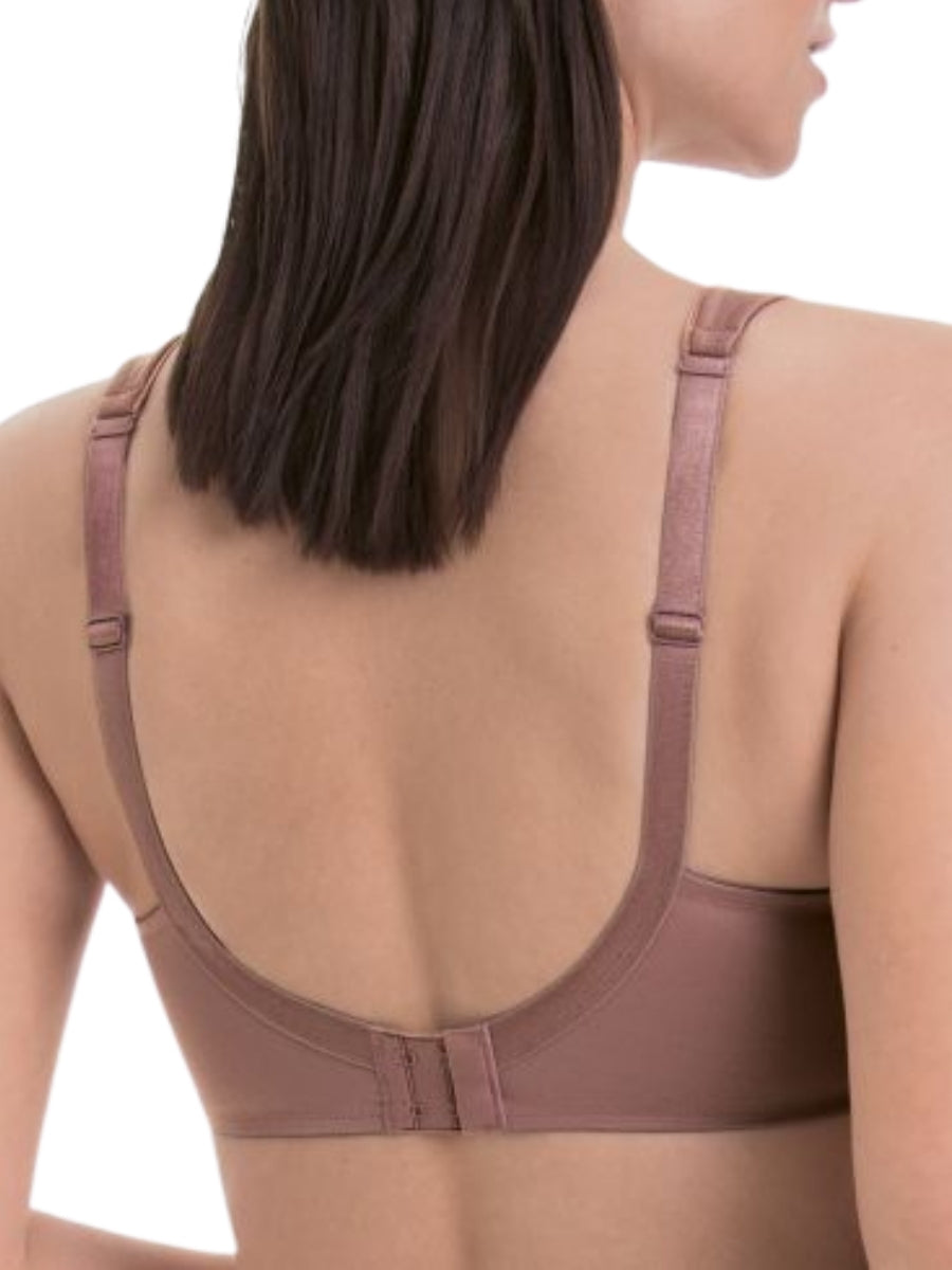 Twin Underwired Moulded Bra - Berry