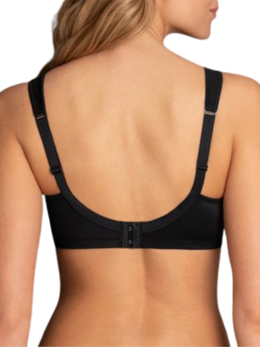 Twin Moulded Soft Bra - Black
