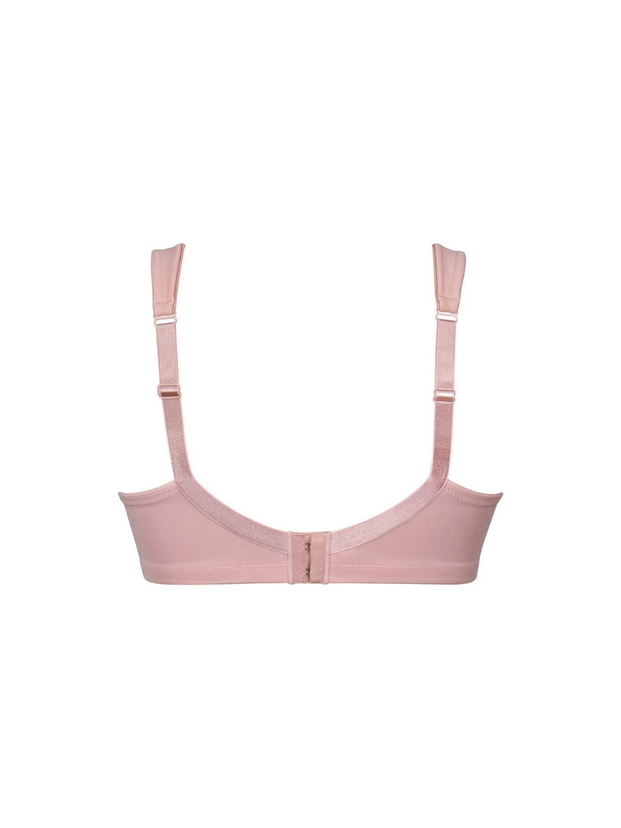 Twin Moulded Soft Bra - Rosewood