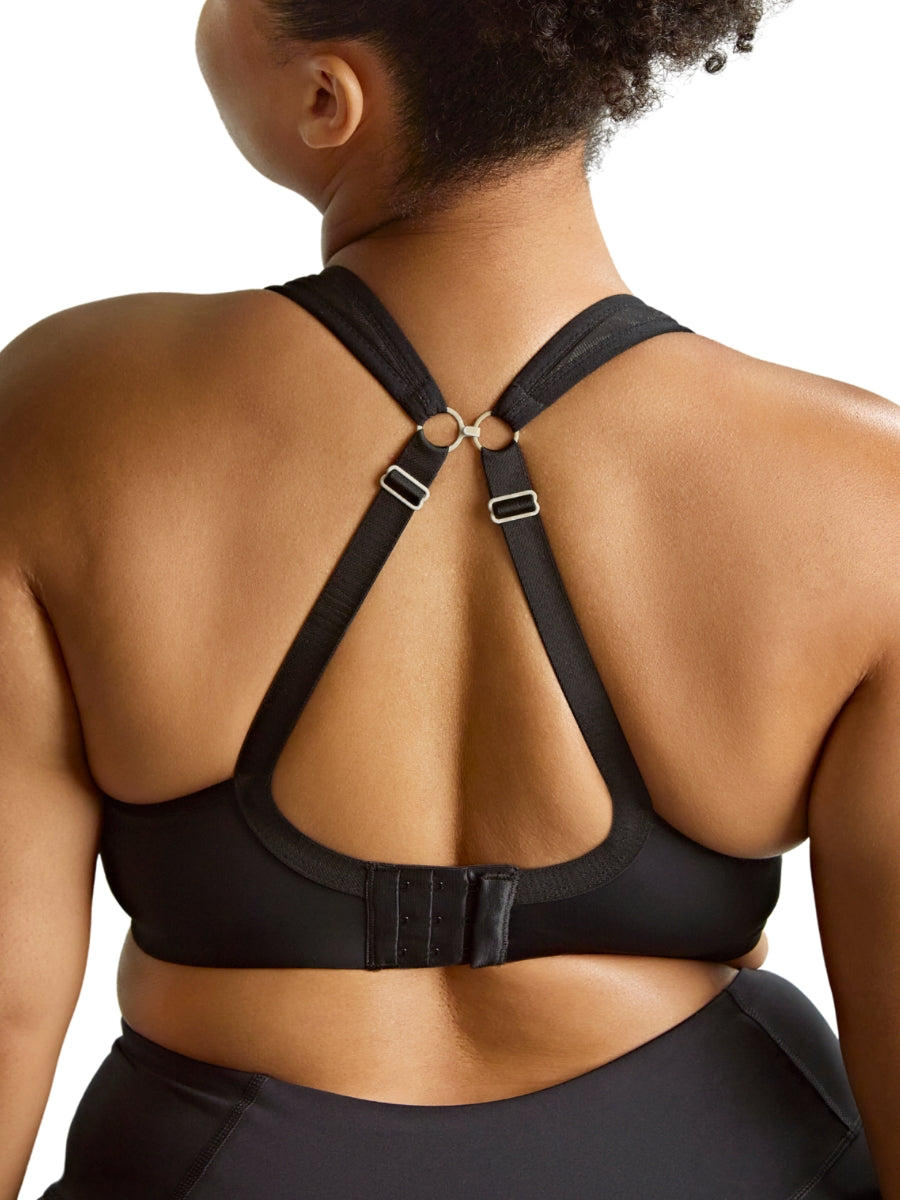 Activate Wired Racerback Sports Bra - Black/Chalk