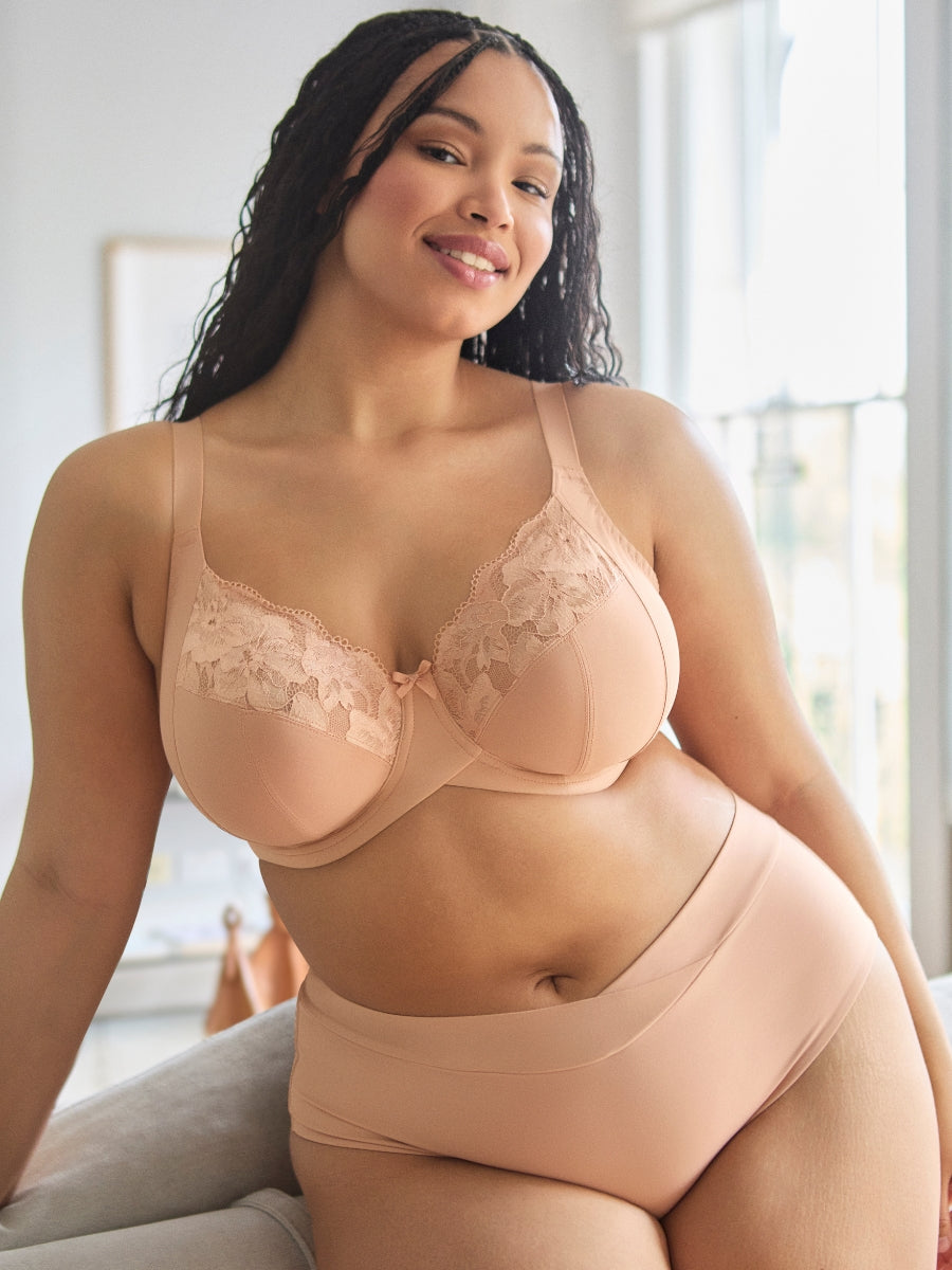 Amara Full Cup Bra - Honey