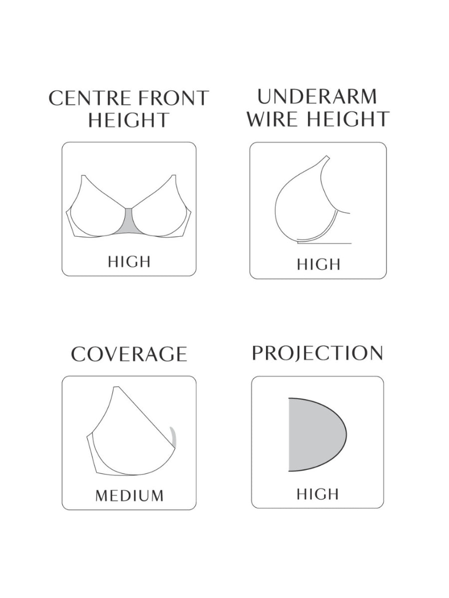 Esme Balcony Bra - Black Animal