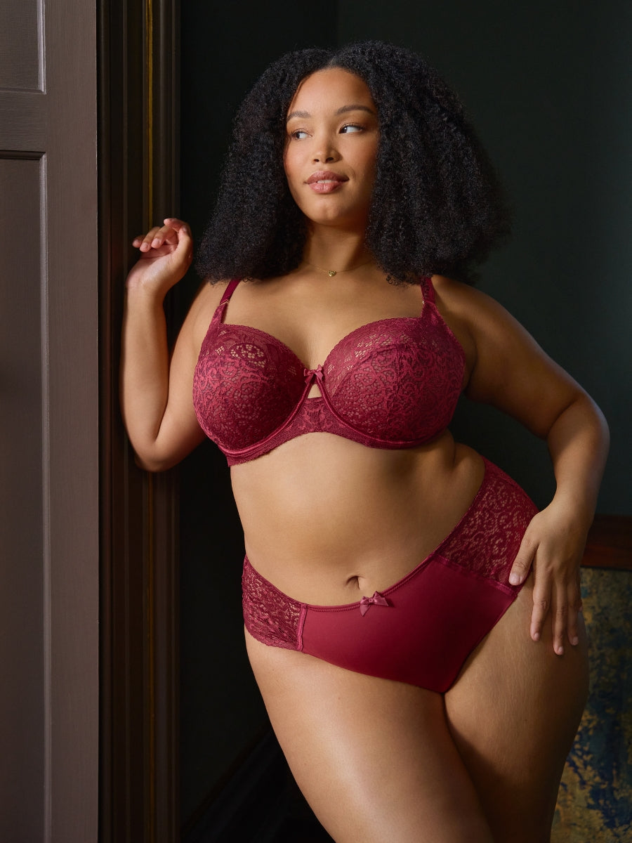 Estel Full Cup Bra - Cherry Red