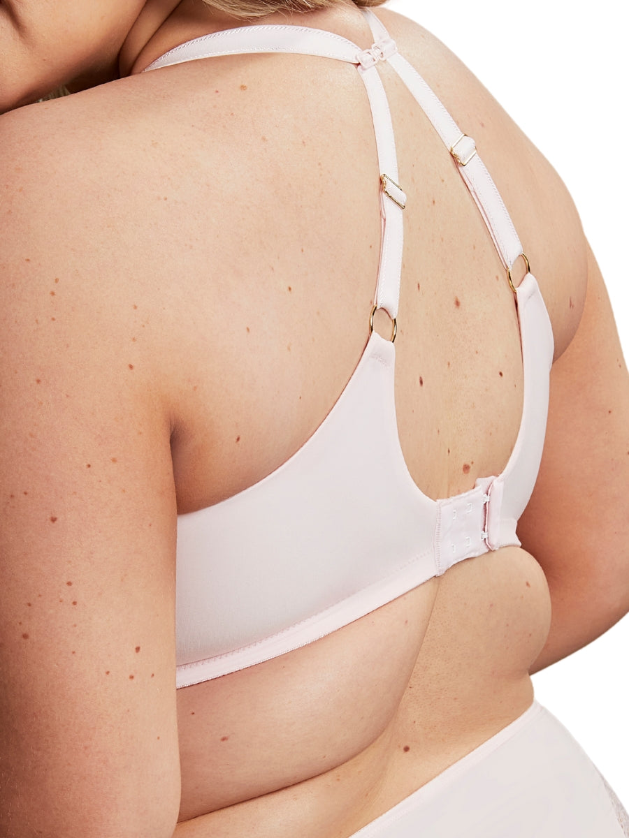 Estel Plunge Bra - Blush Pink