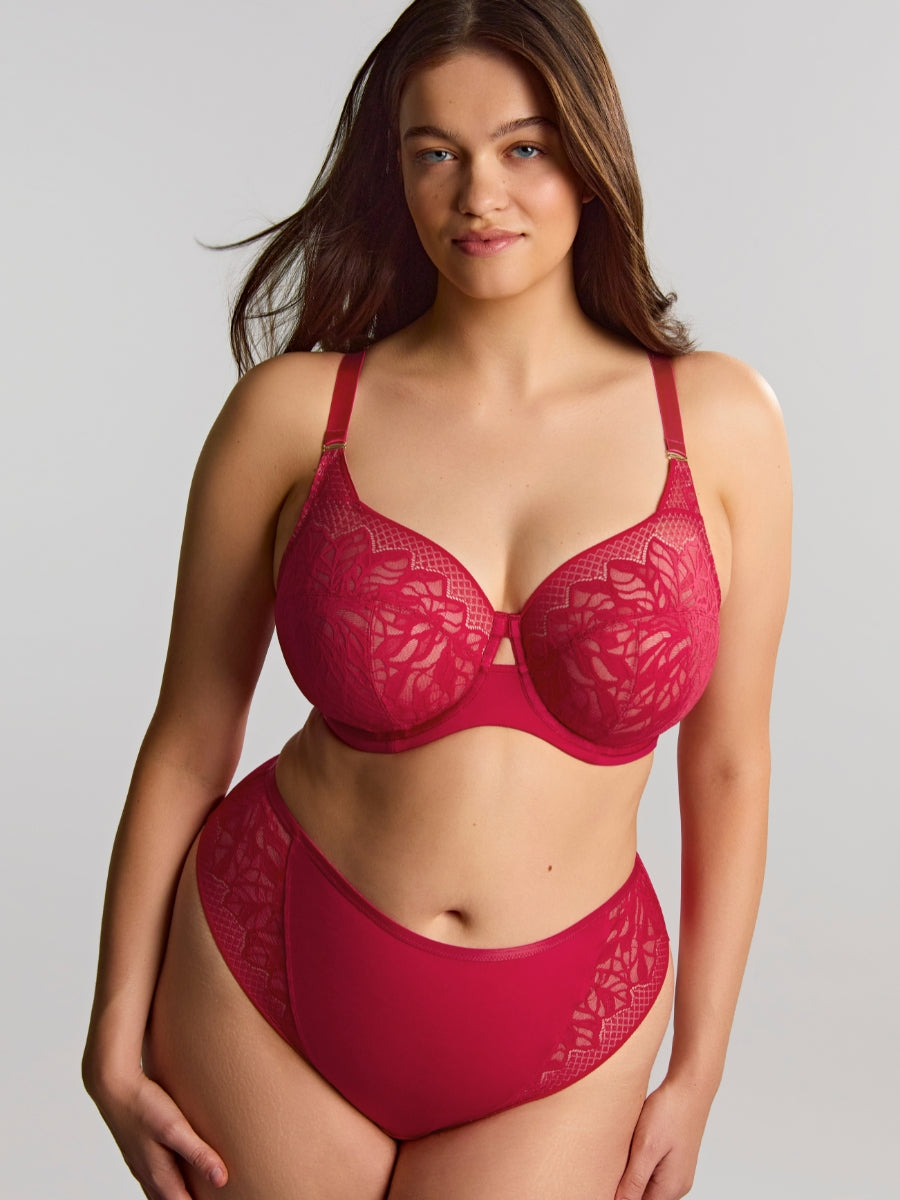 Sophia Full Cup Bra - Raspberry