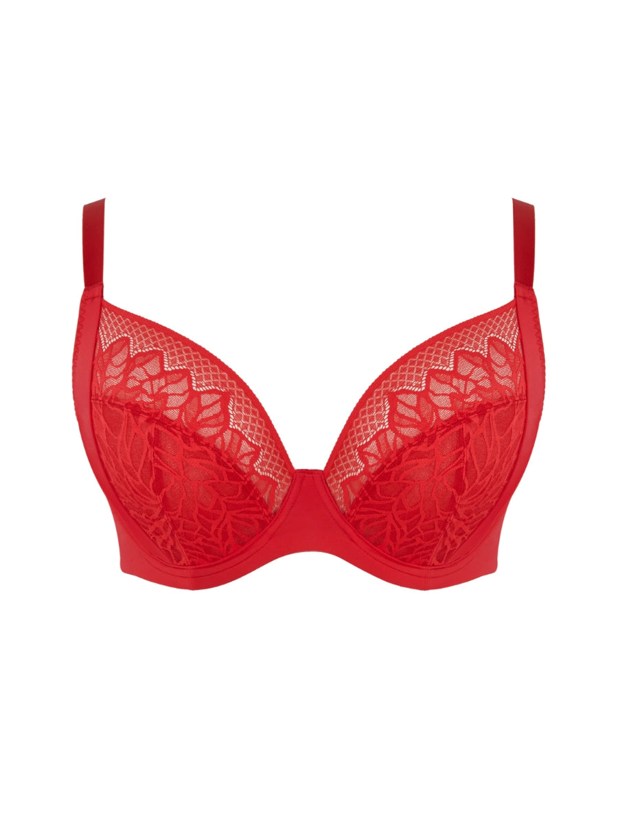 Sophia Plunge Bra - Red
