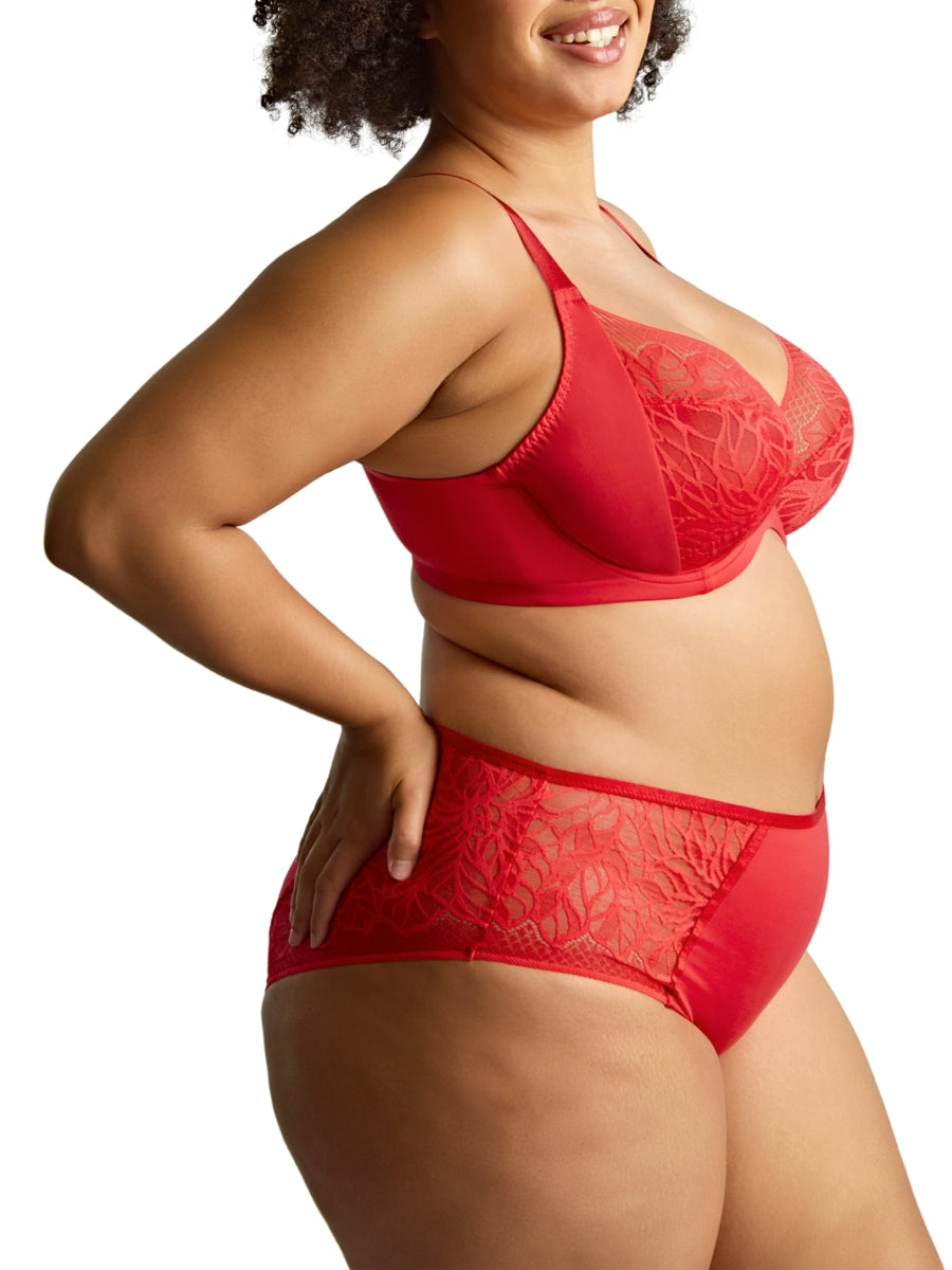 Sophia Plunge Bra - Red
