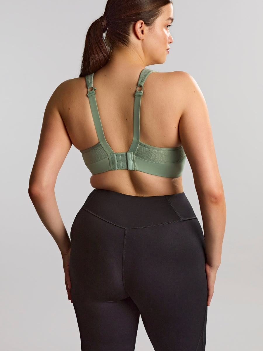 Thrive Wired Racerback Sports Bra - Pale Green
