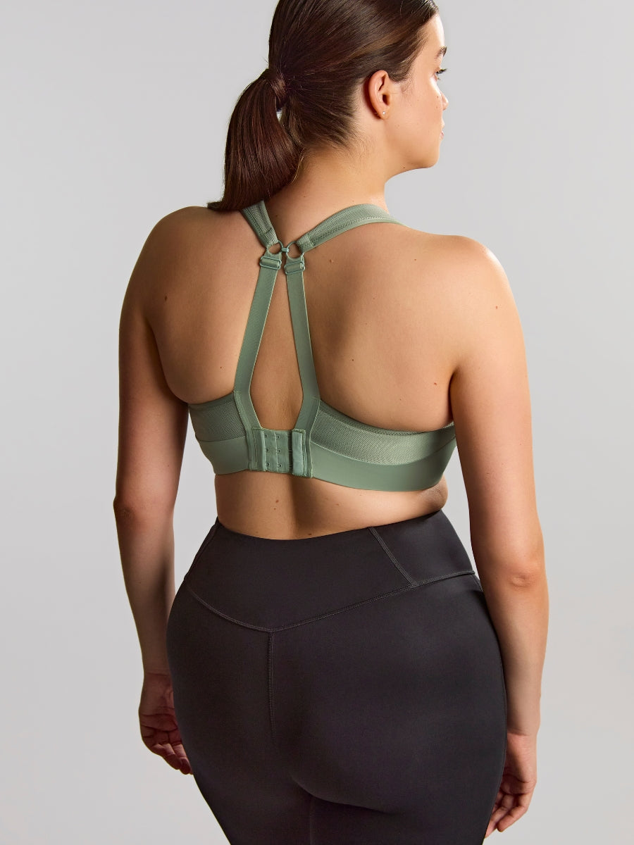 Thrive Wired Racerback Sports Bra - Pale Green