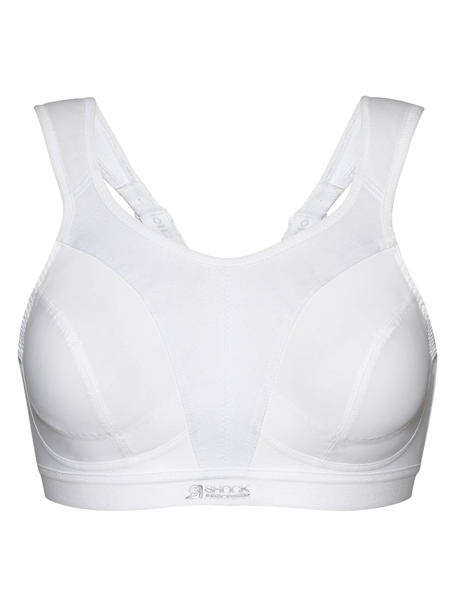 D+ Max Support Sports Bra - White